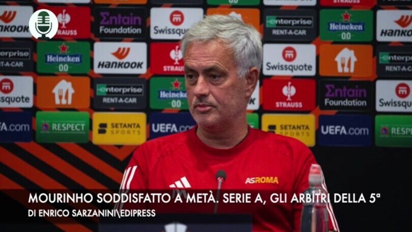Morinho soddisfatto a metà. Serie A, gli arbitri della 5ª giornata