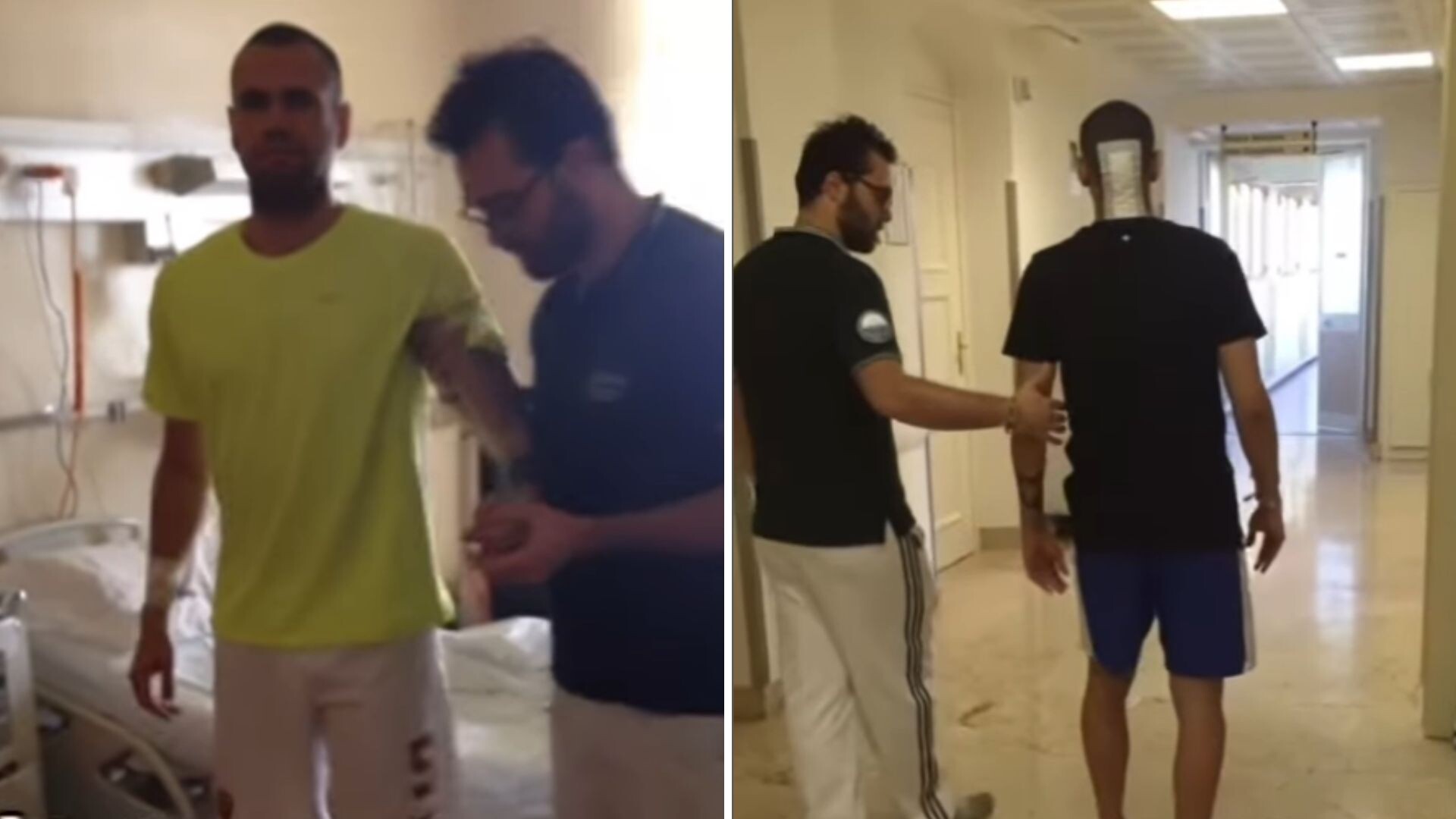 Le immagini inedite di Castan dopo l'operazione al cervello
