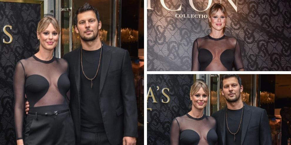 Federica Pellegrini, pancino e trasparenze super sexy a Milano