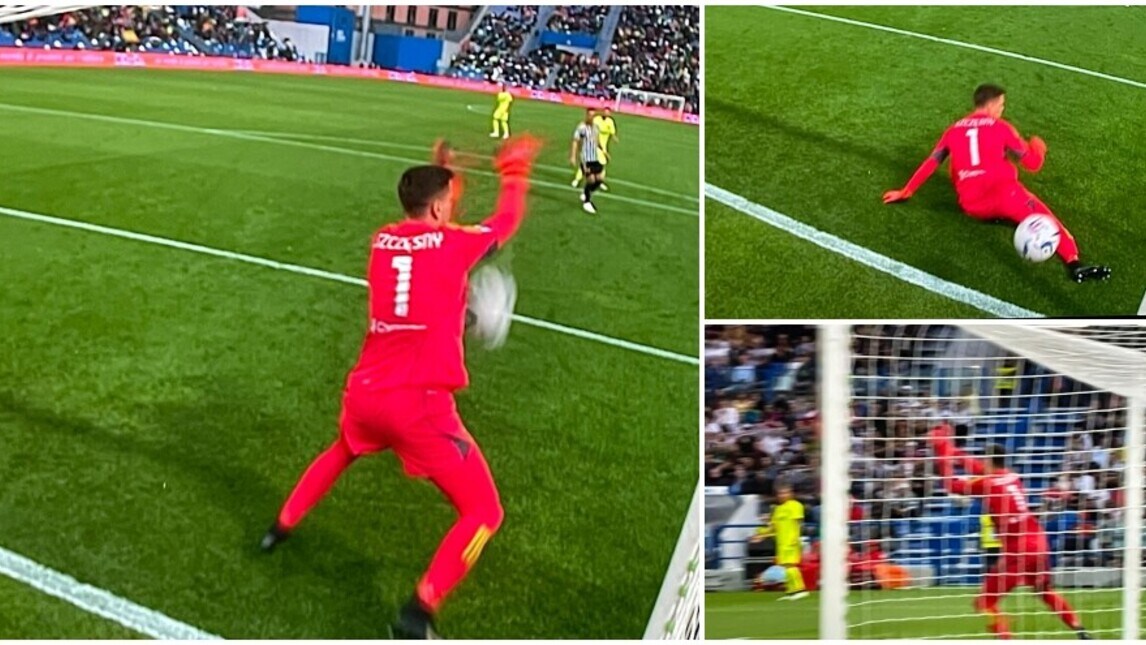 Szszesny, l'incredibile papera in Juve-Sassuolo manda in gol Laurienté