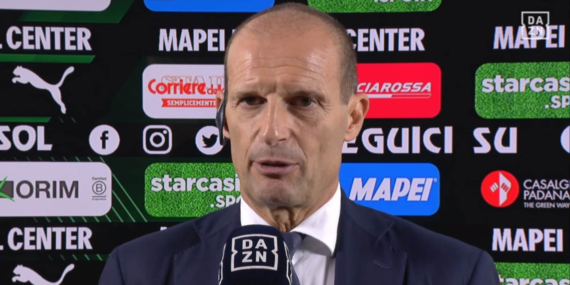 Sassuolo-Juve, retroscena Vlahovic: la frase di Allegri sulle sue condizioni