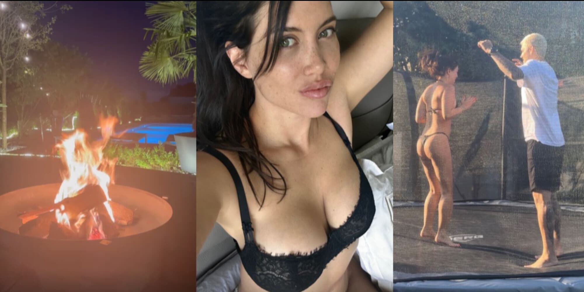 Wanda Nara tra relax, foto hot e divertimento con Icardi