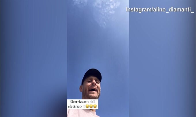 Diamanti racconta la sua giornata: "Mi sono stirato un polpaccio..."