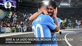 Serie A: la Lazio si sblocca. L'inter beffata dal sassuolo