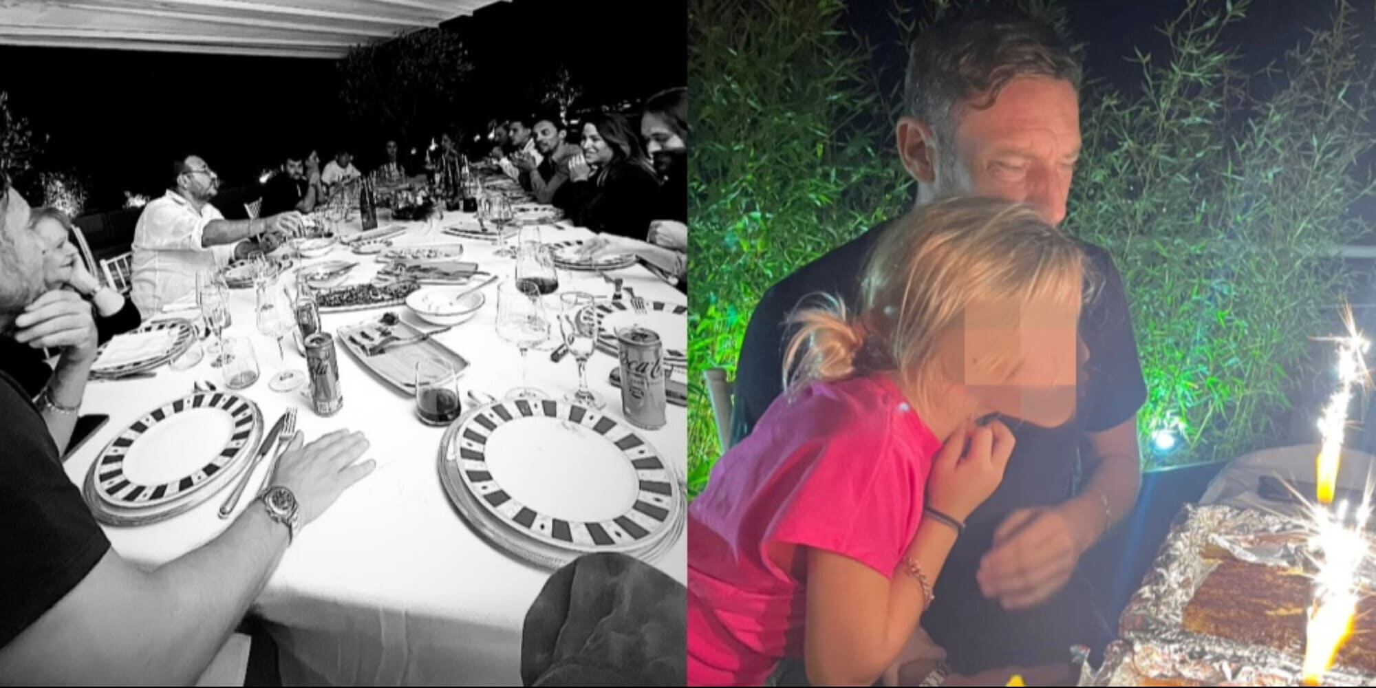 Totti, spuntano le foto del compleanno. E la dedica di Noemi...