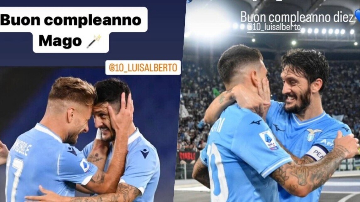 Lazio, auguri Luis Alberto! I messaggi speciali dei compagni