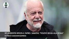 De Laurentiis rifiuta il Tapiro d'Oro. Sabatini: "Volevo Bielsa alla Roma"