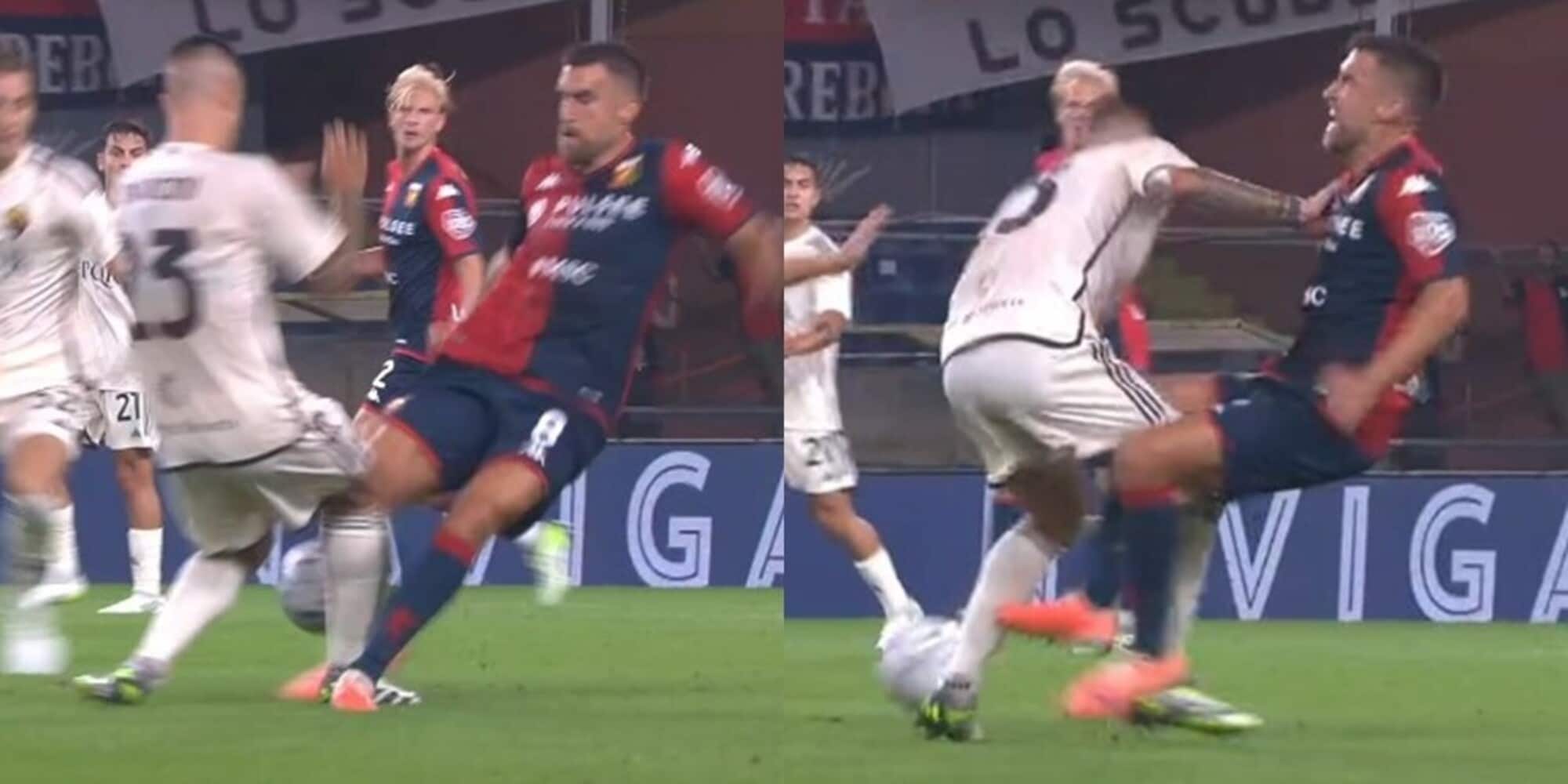 Moviola Genoa-Roma: Orsato esperto, ma il giallo a Strootman…