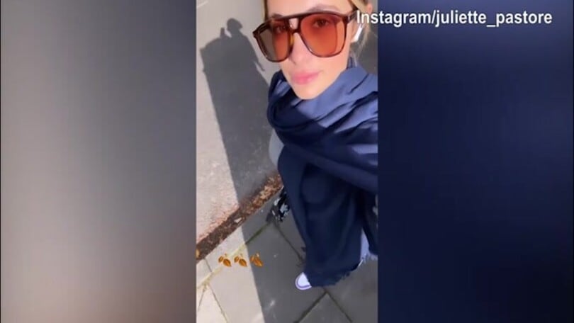 Lady Tonali in giro per Newcastle