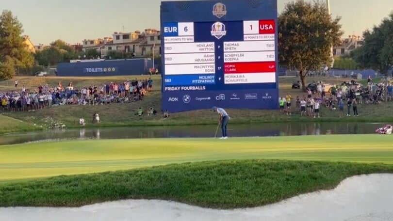Ryder Cup, la buca finale di Justin Rose fa esplodere il Marco Simone