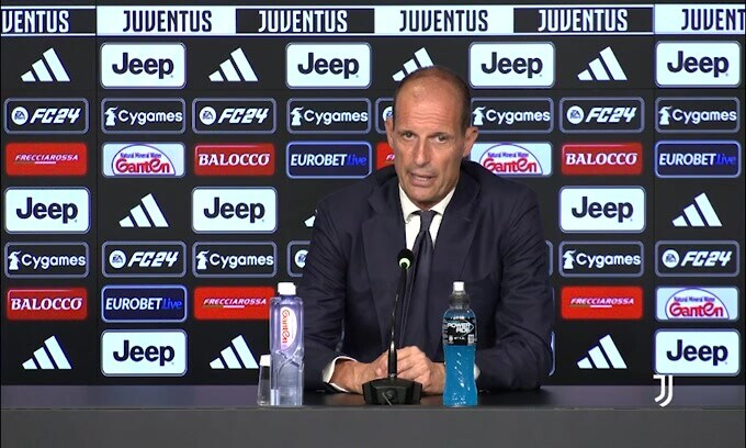 Allegri: "Io punta di diamante della Juve? Non direi..."