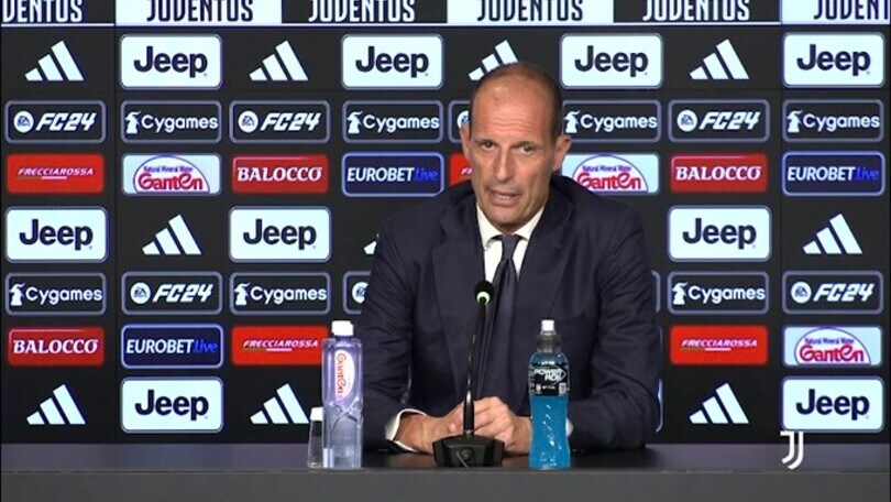 Allegri: "Io punta di diamante della Juve? Non direi..."