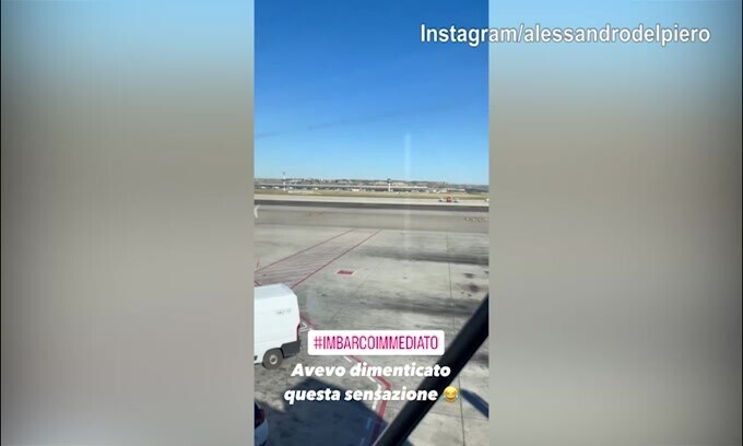 Del Piero torna a volare e scherza: "Avevo dimenticato la sensazione.."
