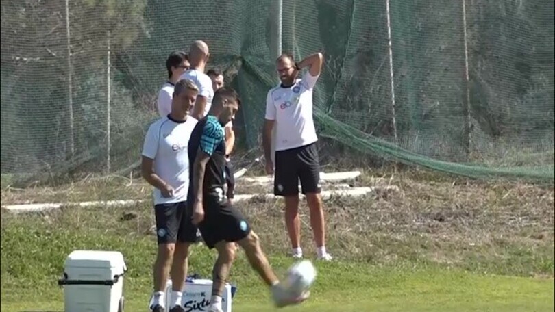 Napoli, per Osimhen palleggi e concentrazione in vista del Real