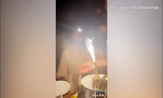 Roma, torta per Abraham ma la sua reazione....