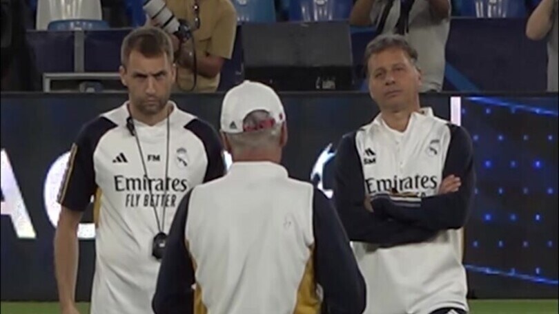 Real Madrid, allenamento al "Maradona"