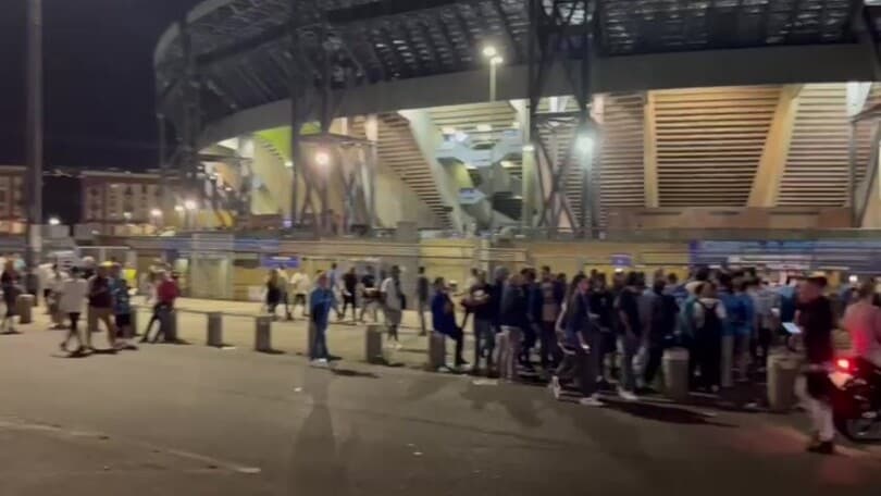 Napoli-Real Madrid, cominciano ad arrivare i tifosi