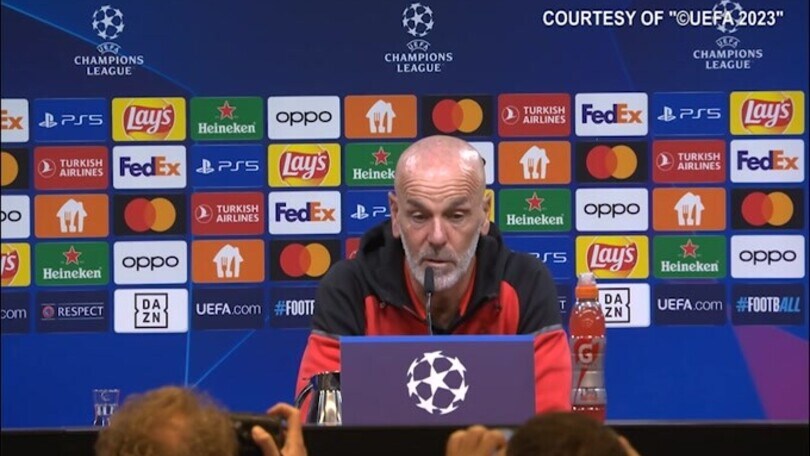 Pioli: "Cori Dortmund in allenamento? Un modo per abituarci"