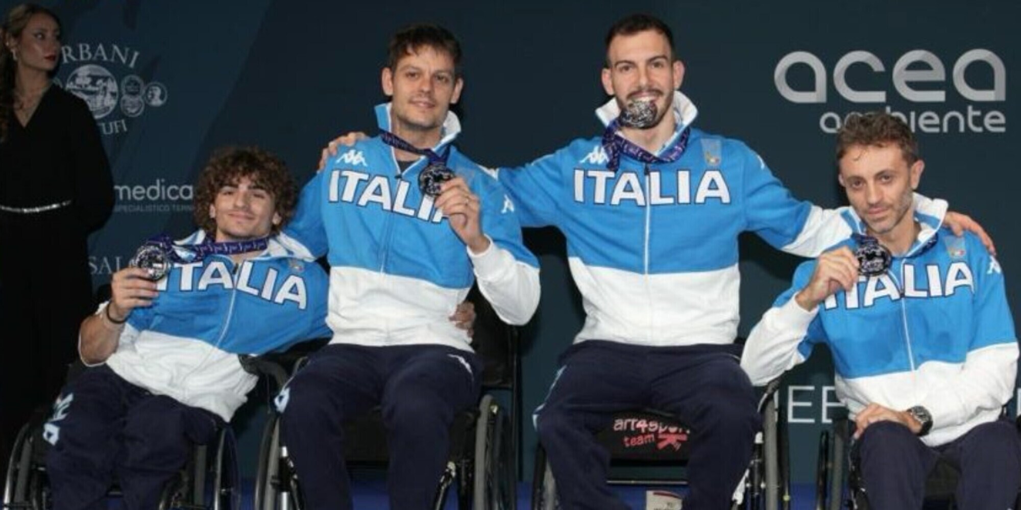 Terni, mondiali paralimpici: il fioretto maschile è d'argento. E le medaglie sono già 6!