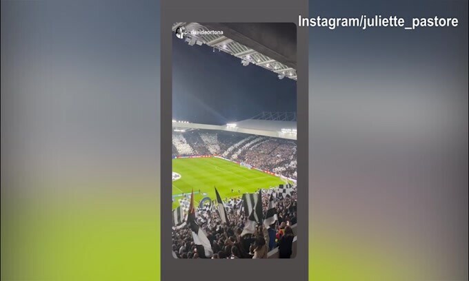 Il Newcastle travolge il Psg 4-1, lady Tonali festeggia dalla tribuna