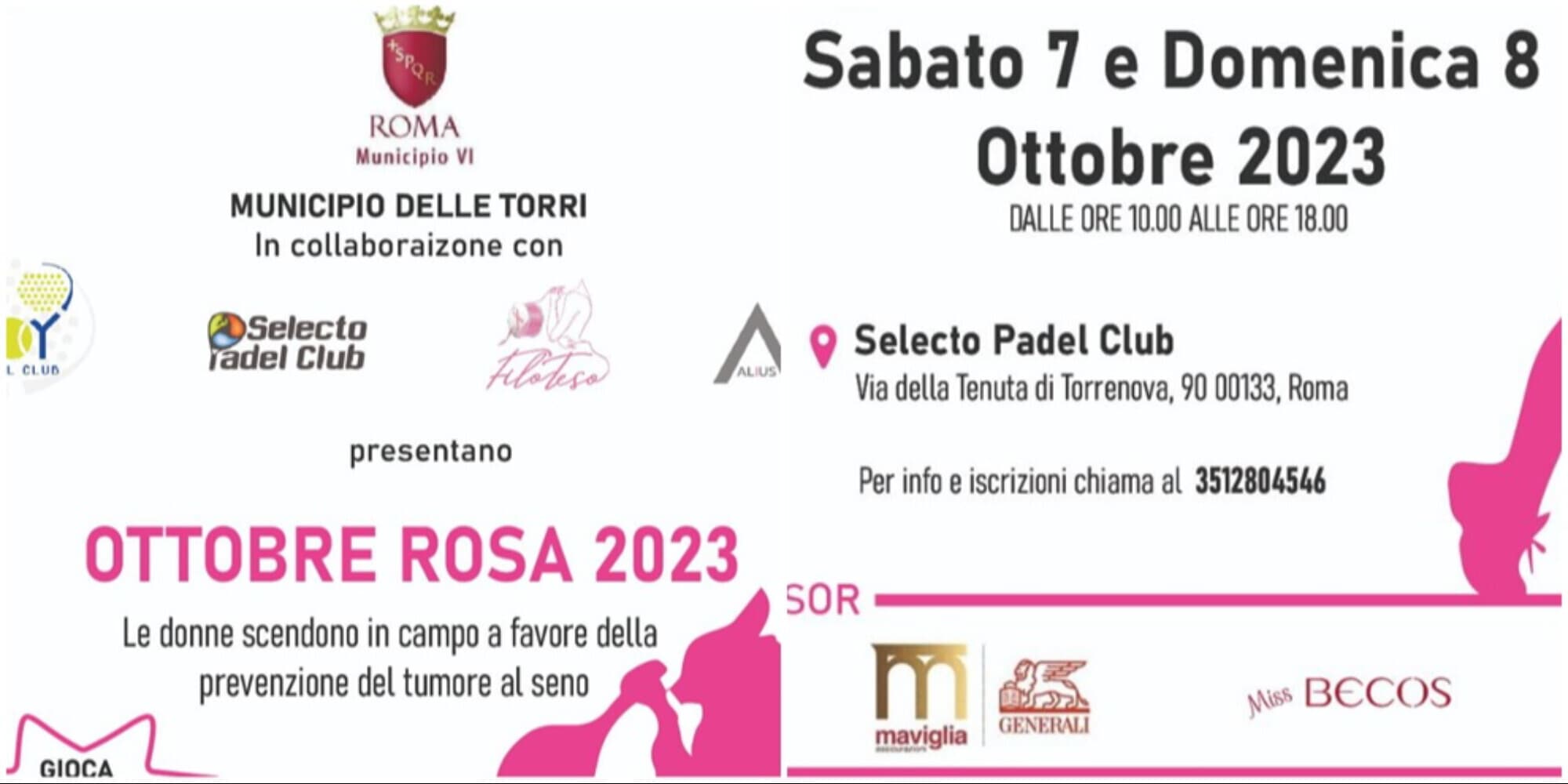 Roma, il VI Municipio in campo per la prevenzione del tumore al seno