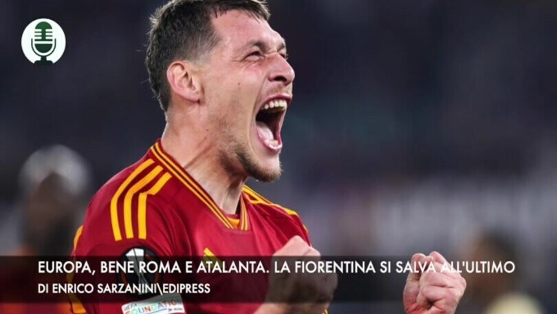 Europa: bene Roma e Atalanta. La Fiorentina non va oltre il pareggio