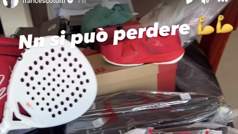 Totti si carica: "Non si può perdere"