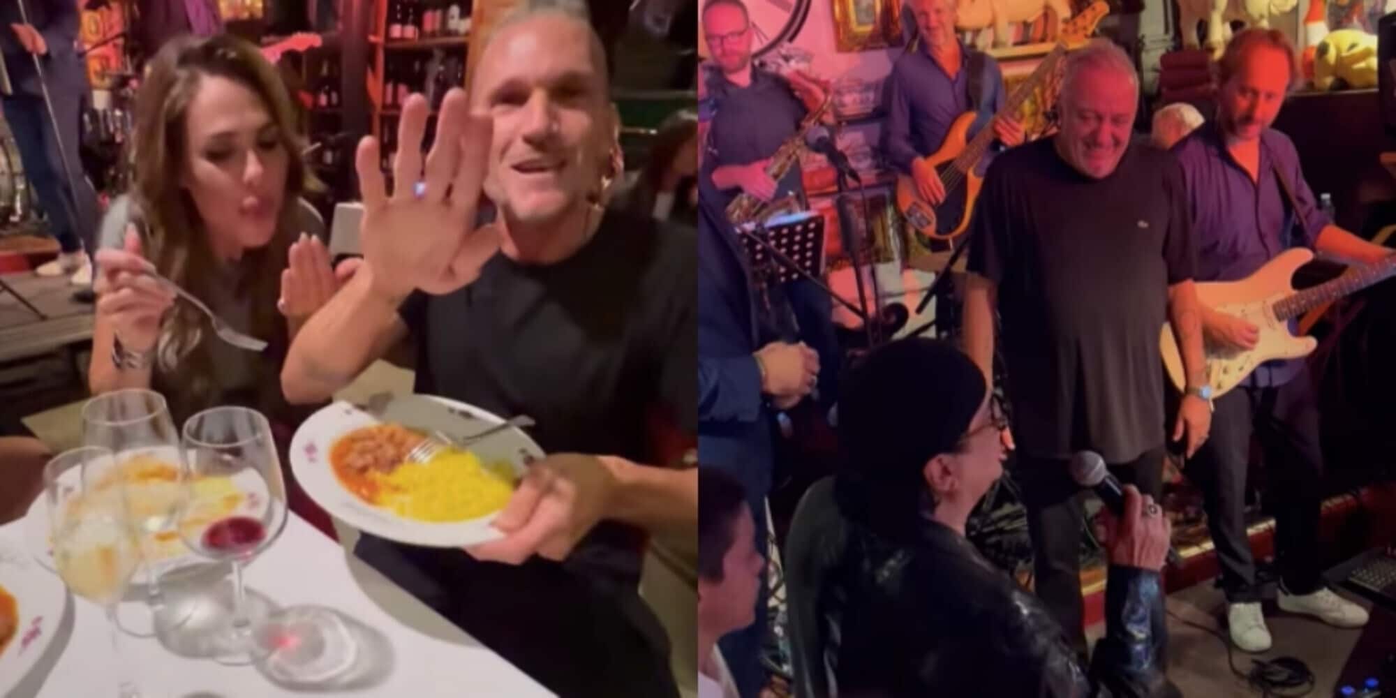 Renato Zero, notte a sorpresa con Ilary Blasi e Michelle Hunziker: cosa è successo