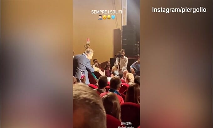 Gollini star allo spettacolo di Pio e Amedeo a Napoli