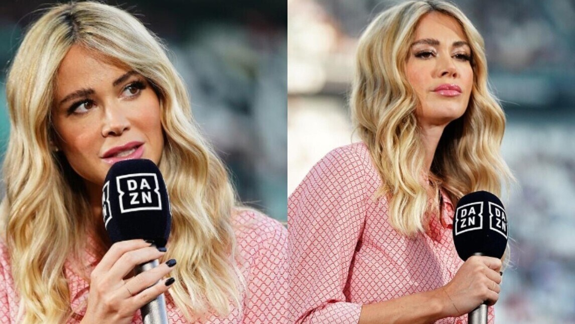 Diletta Leotta pantera rosa: che look per Juve-Toro!