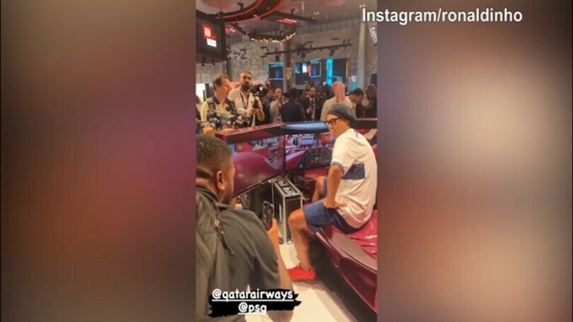 Ronaldinho dalla Ferrari alla realtà virtuale
