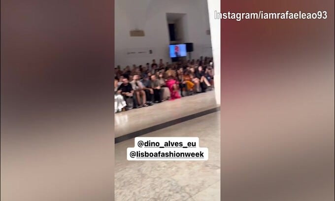 Lisboa fashion week, Rafa Leao presente all'evento