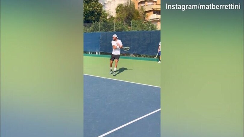 Berrettini torna in campo: è sempre più vicino il rientro
