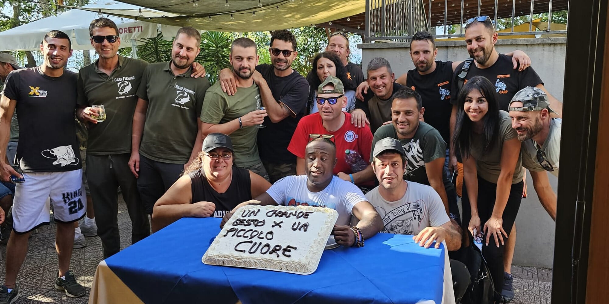 Solidarietà, pescare una carpa per salvare una vita