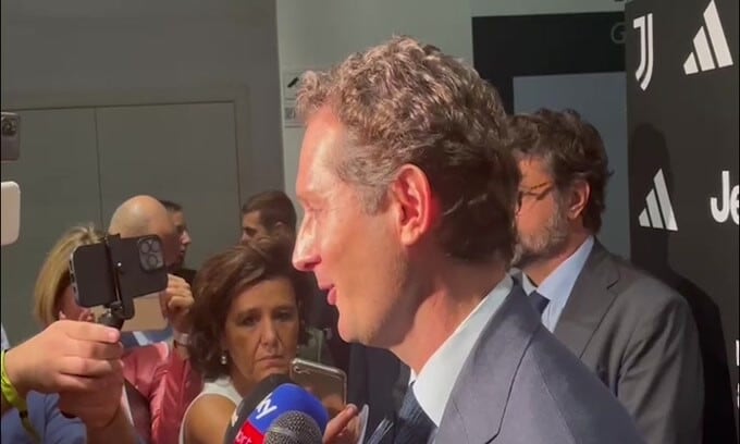 John Elkann: "Felice dell'entusiasmo del nostro stadio"