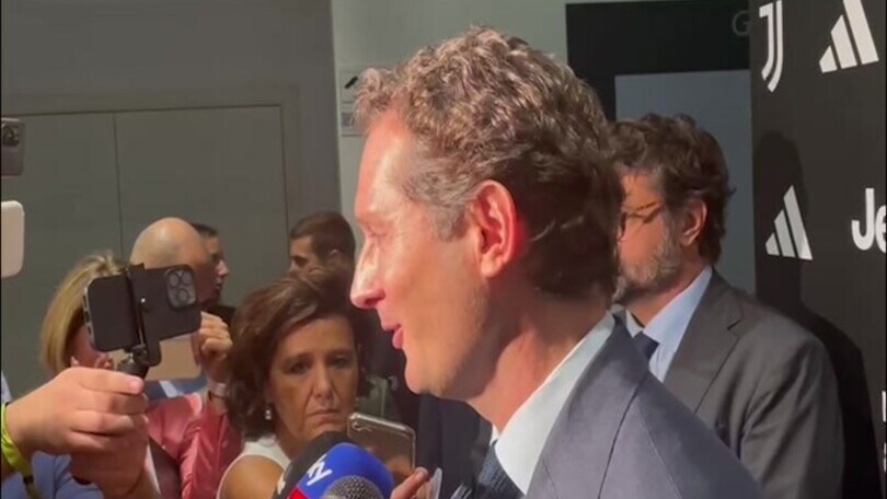 John Elkann: "Felice dell'entusiasmo del nostro stadio"