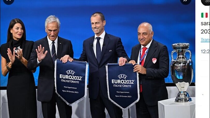 Ufficiale: Euro 2032 a Italia e Turchia
