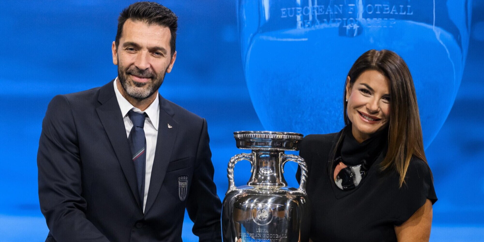 Euro 2032 a Italia e Turchia: Buffon e Ilaria D'Amico alla cerimonia