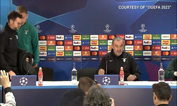 Lazio, per Sarri stop di 1 turno da parte del giudice sportivo