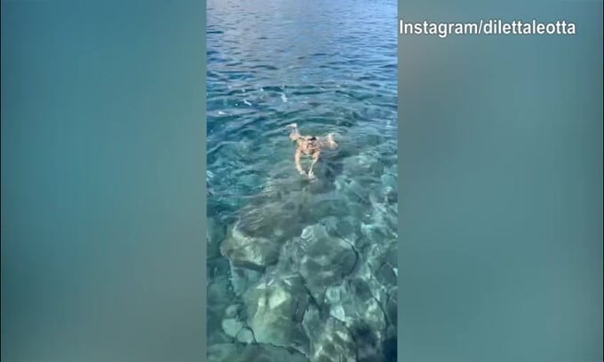 Diletta Leotta, sirenetta nel mare della Sicilia