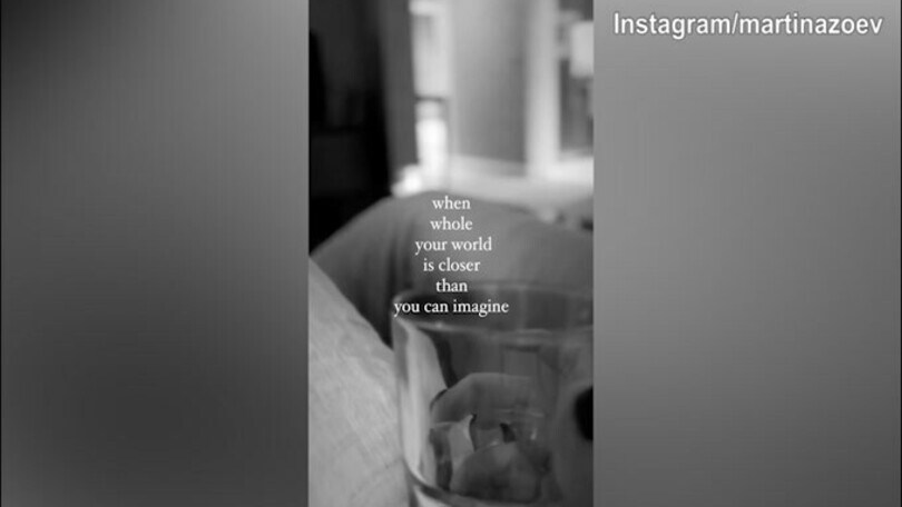 Il messaggio di Lady Bonucci in una storia Instagram