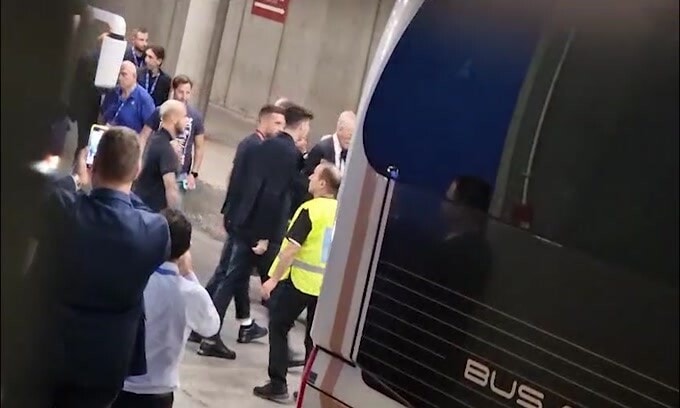 La Nazionale è arrivata al San Nicola di Bari