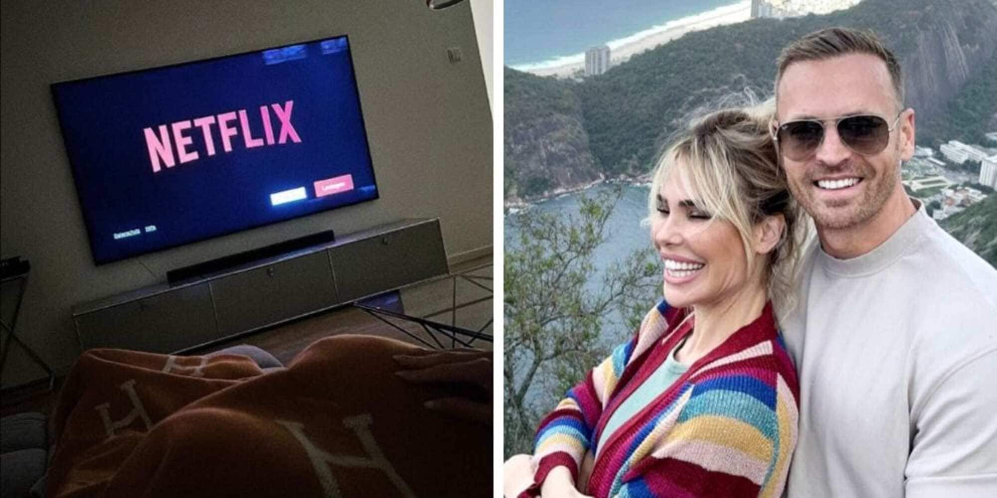 Ilary a Francoforte da Bastian: quanto costa la coperta con cui guardano la tv