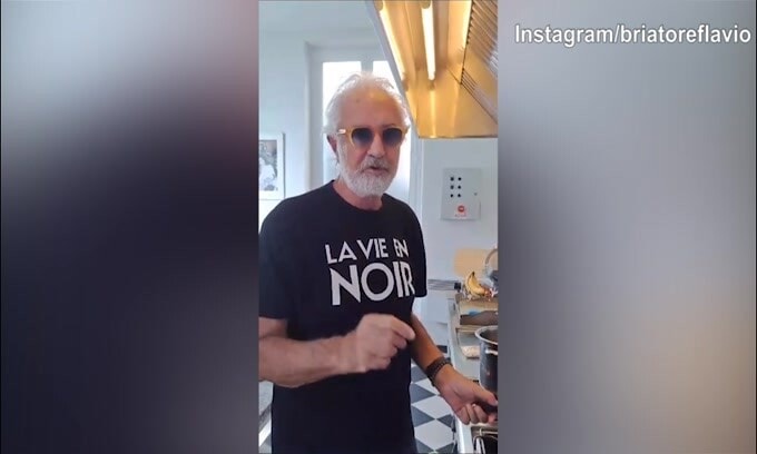Chef Briatore ai fornelli: guardate il risultato finale