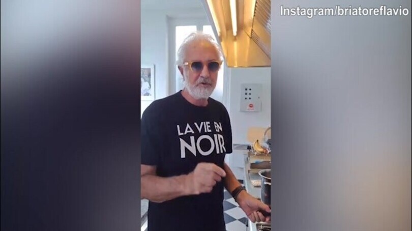 Chef Briatore ai fornelli: guardate il risultato finale