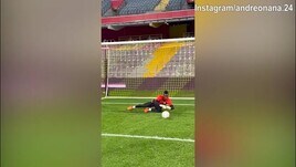 Camerun, Onana si allena tra i pali