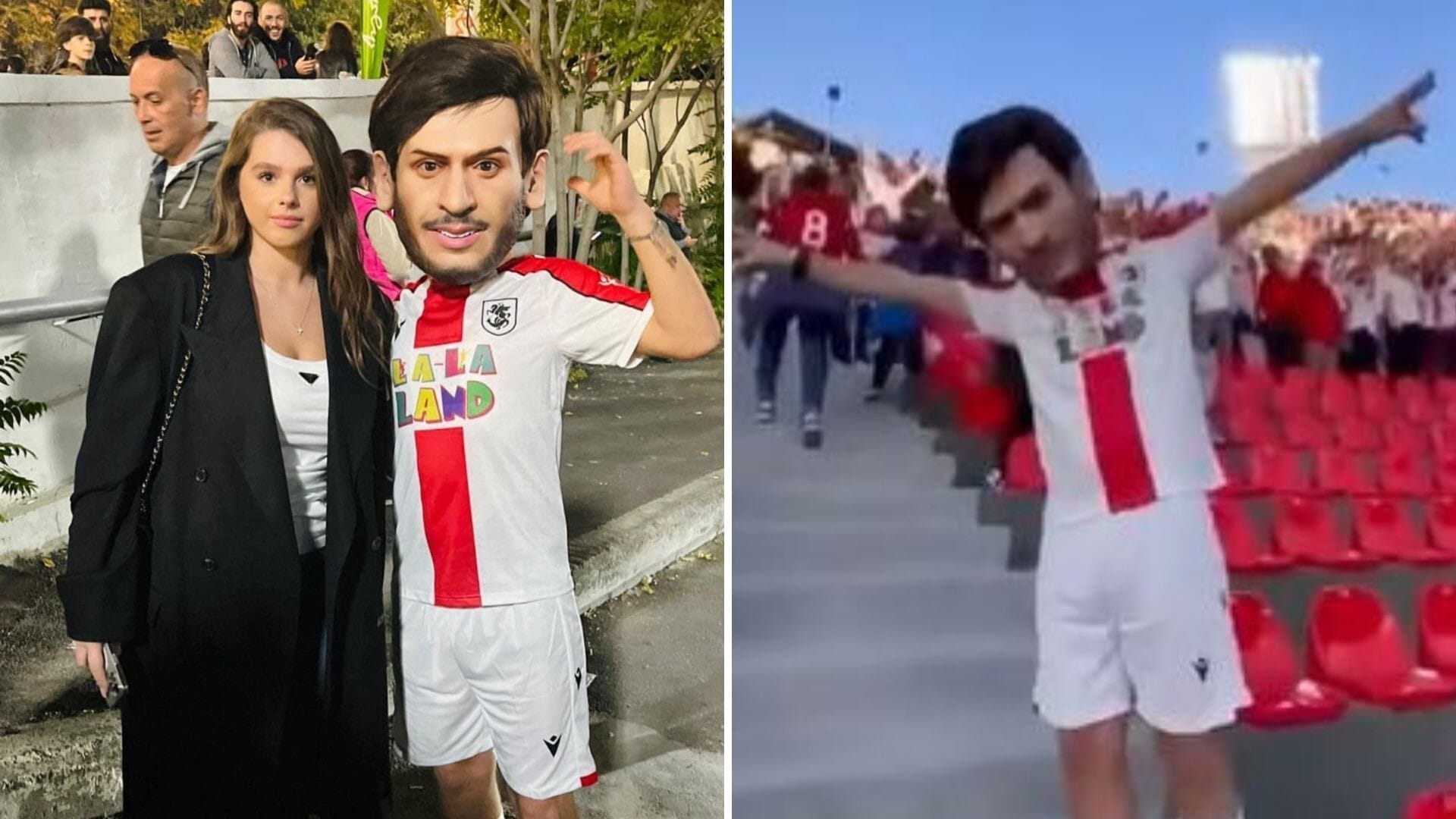 Kvaratskhelia in Georgia è diventato una mascotte