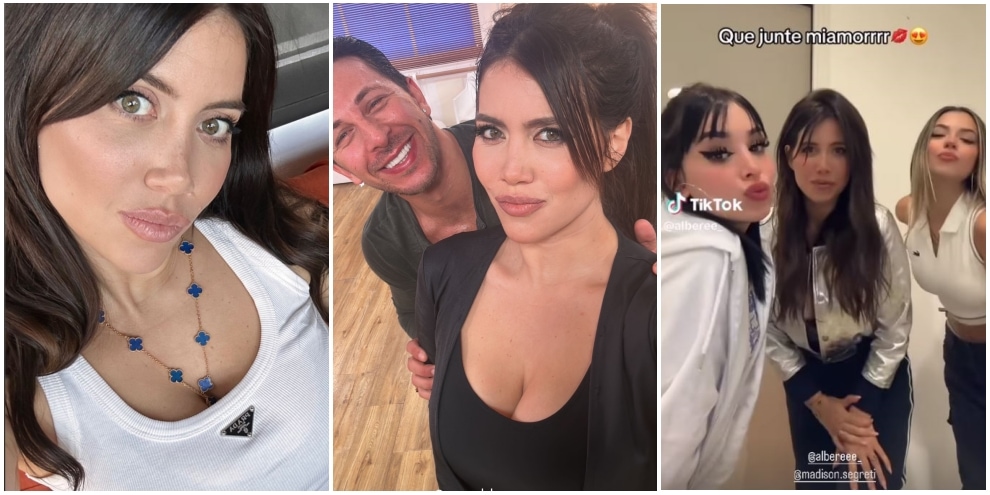 Wanda Nara scatenata a Roma con le amiche