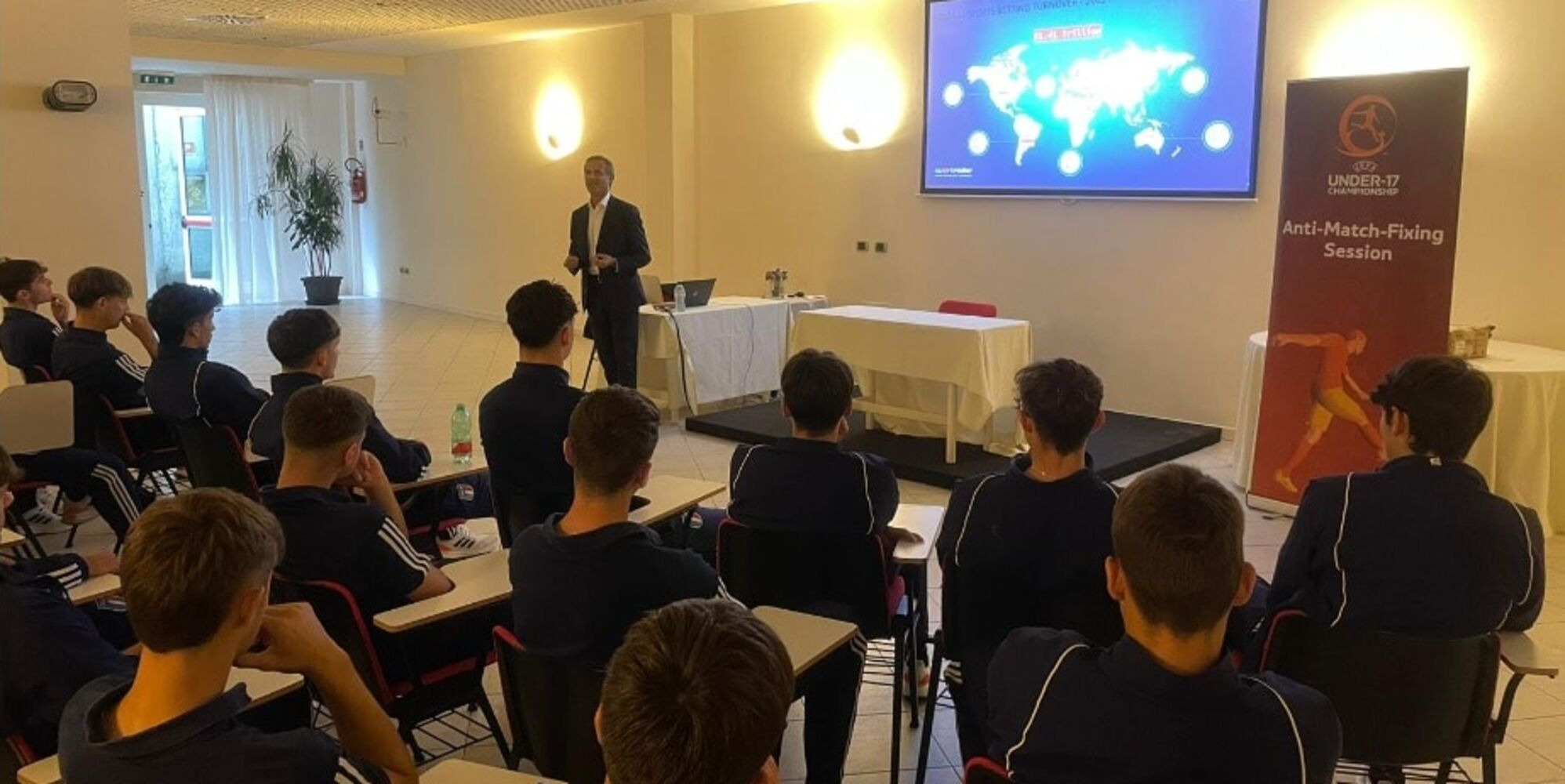 Integrity e contrasto al match fixing: incontro di formazione con la Nazionale Under 17