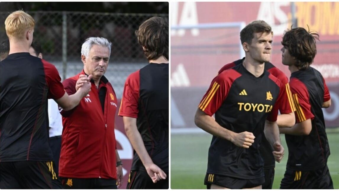 Roma, Mourinho prepara la sfida al Monza: Llorente si allena col gruppo